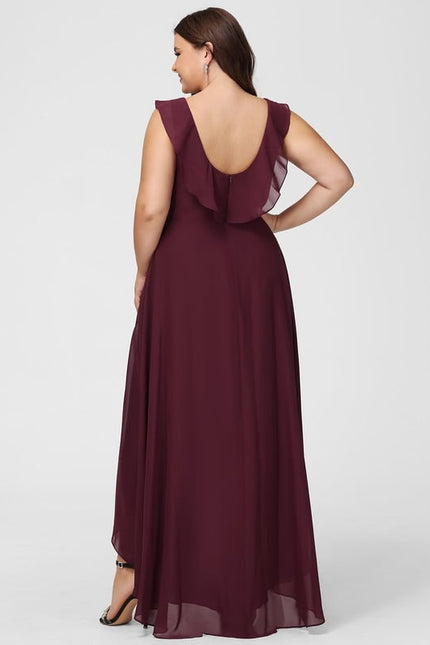 Robe Trapèze Fluide Asymétrique - gallery 9