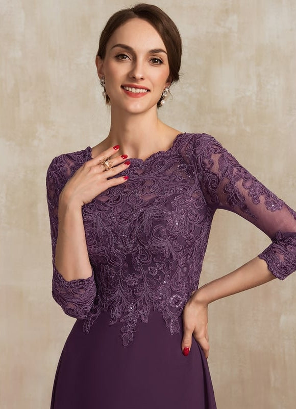 Robe Trapèze Élégance Marine Brodée - gallery 1
