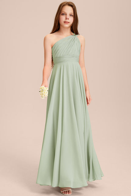 Robe Trapèze Verte Évanescente - gallery 2