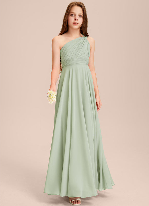 Robe Trapèze Verte Évanescente - gallery 2