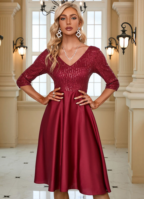 Robe Trapèze Sérénité Éclatante - gallery 5