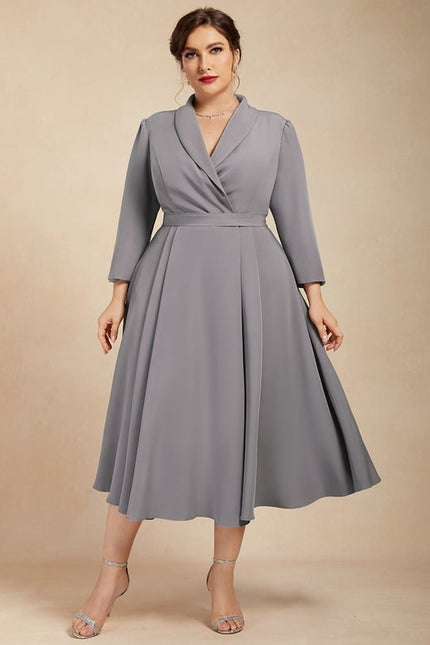Robe Trapèze Gracieuse Élégance - gallery 7