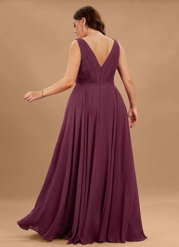 Robe Trapèze Élégante Mousseline - gallery 7