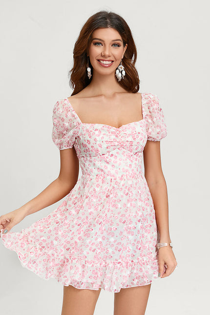 Robe Trapèze Floral Douceur - gallery 1
