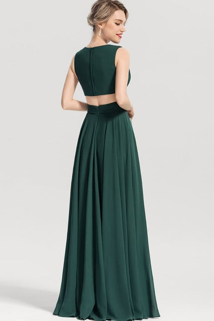 Robe Trapèze Élégante Mousseline - gallery 3