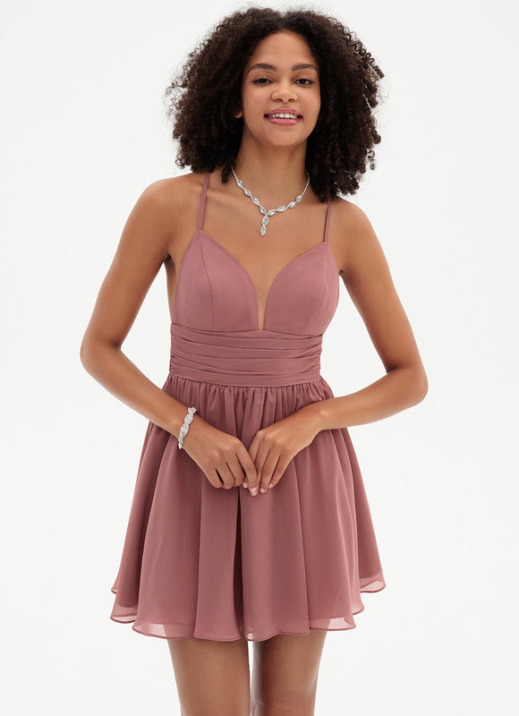 Robe Trapèze Verte Florale - gallery 5