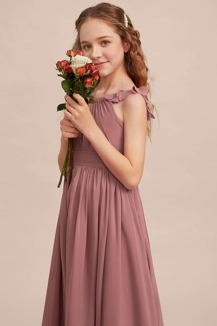 Robe Trapèze Mousseline Fleurie - gallery 2