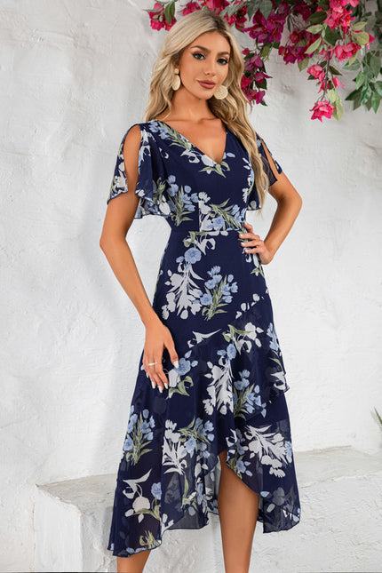 Robe Trapèze Floral Nuit Chic - gallery 4