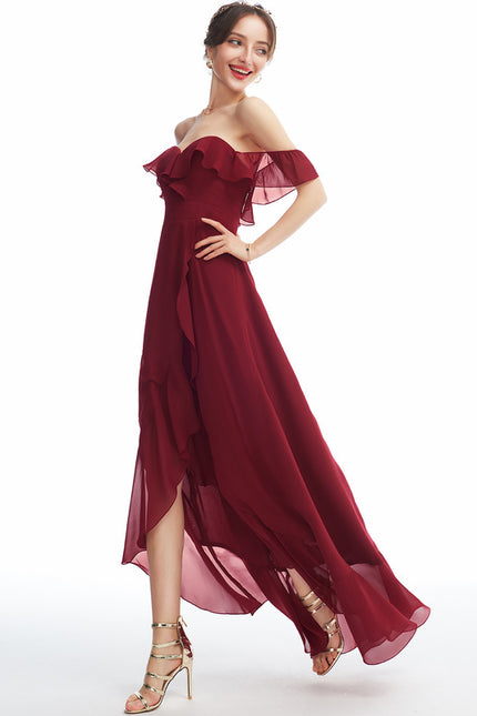 Robe Trapèze Volée Satinée - gallery 1