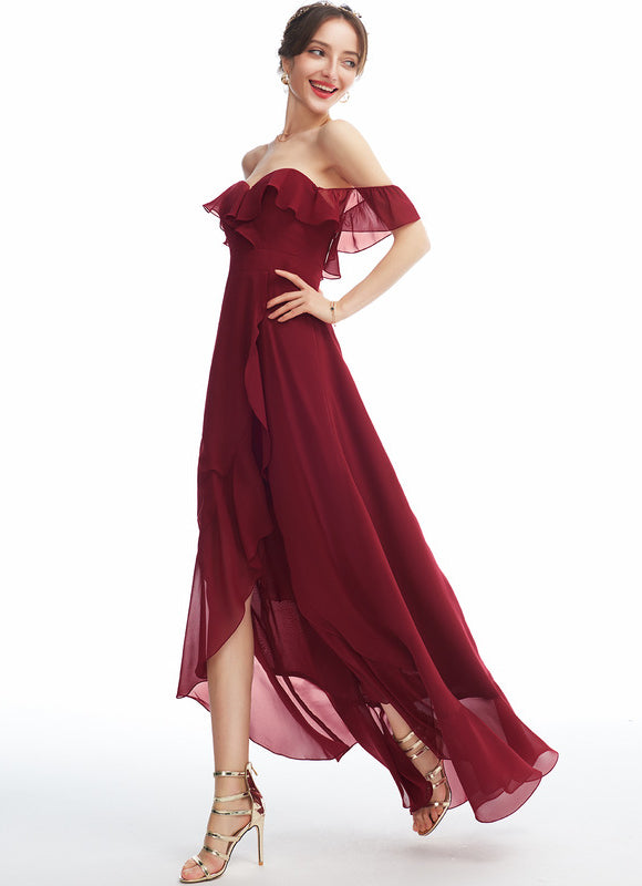 Robe Trapèze Volée Satinée - gallery 1