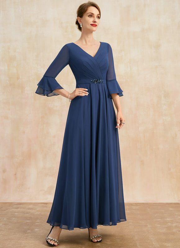 Robe Trapèze Vert Émeraude Élégant - gallery 4