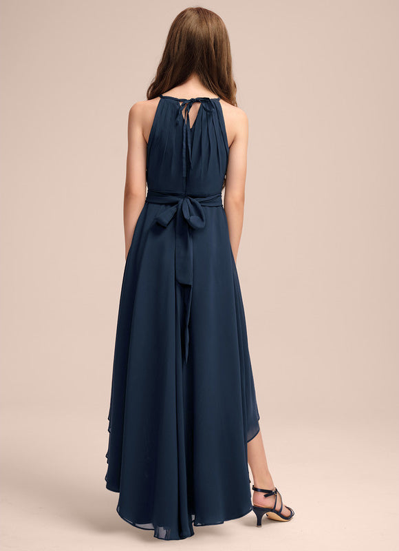 Robe Trapèze Émeraude Aérienne - gallery 5