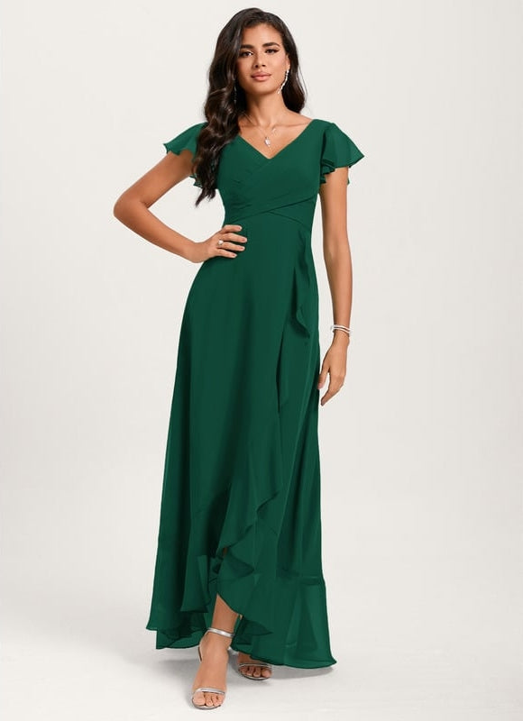 Robe Trapèze Fluide Asymétrique