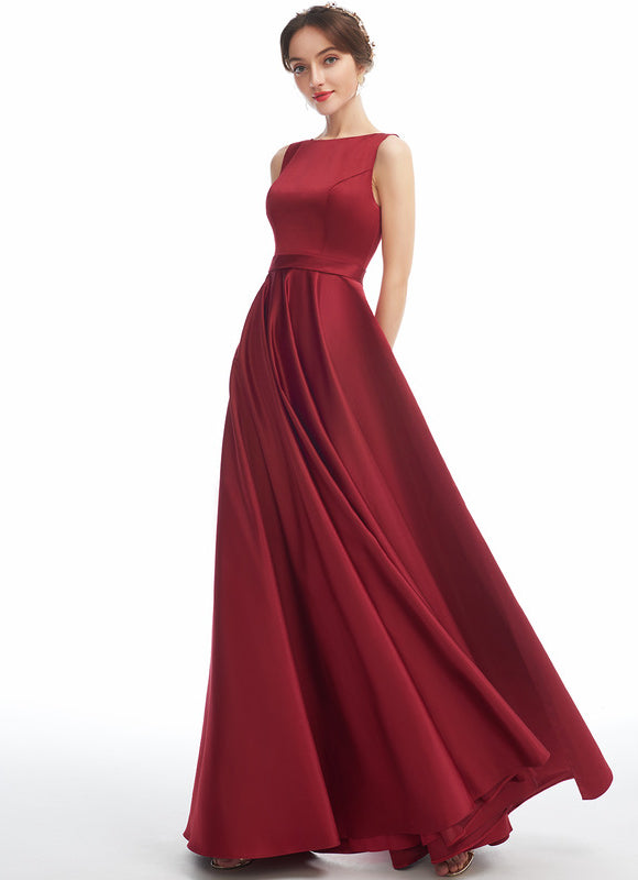 Robe Trapèze Rouge Opulent - gallery 2