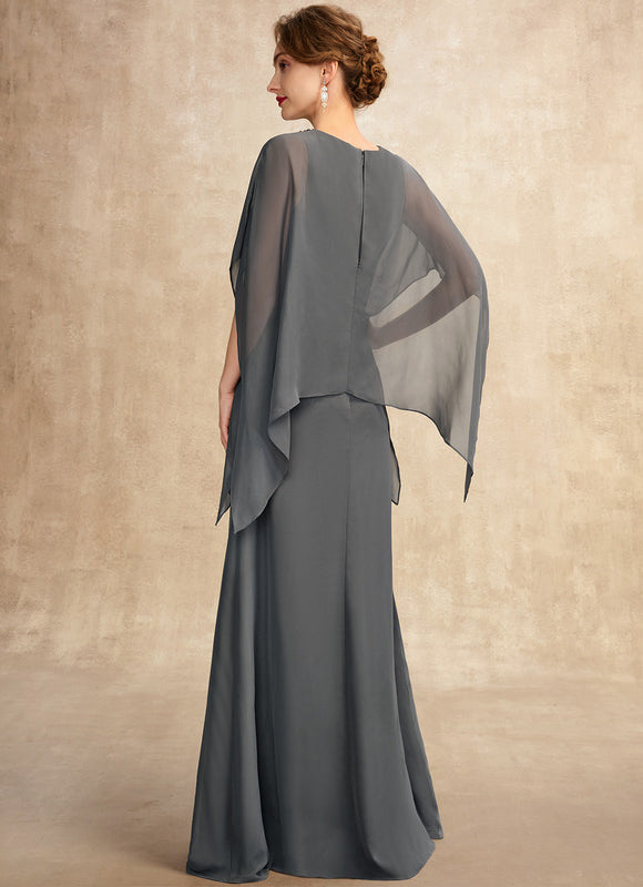 Robe Trapèze Chic Voile Sombre - gallery 1