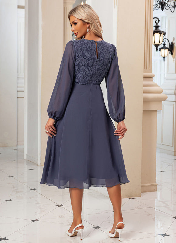 Robe Trapèze Élégance Aérienne - gallery 5