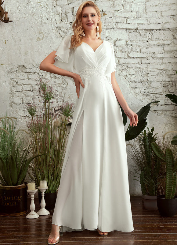 Robe Trapèze Éblouissante Aérienne - gallery 4