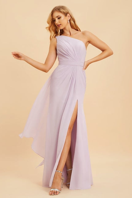 Robe Trapèze Asymétrique Beige