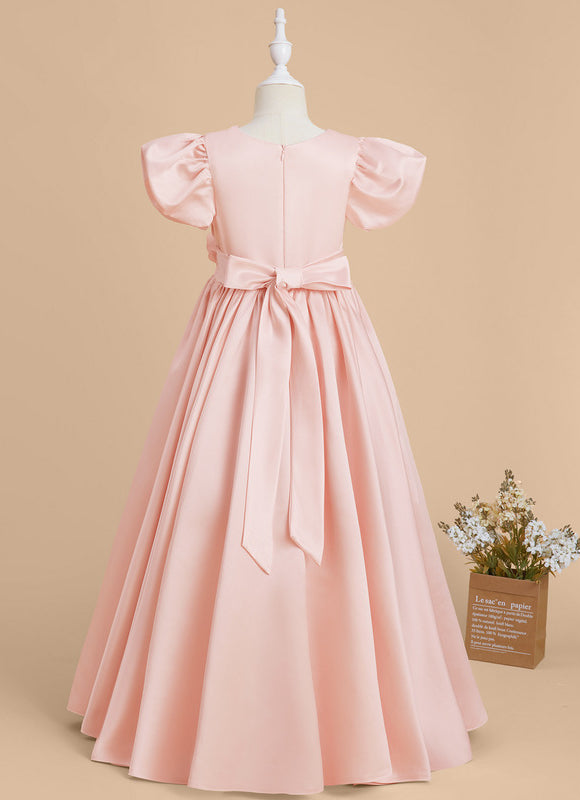 Robe Trapèze Satinée Poudrée - gallery 3