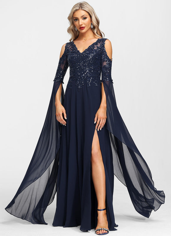 Robe Trapèze Éclat De Violettes