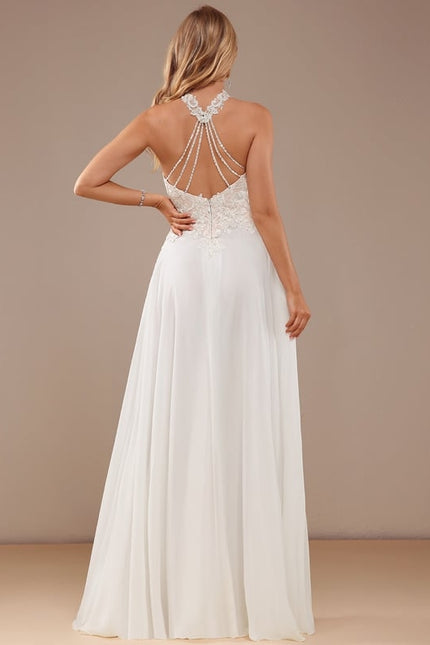 Robe Trapèze Silhouette De Saphir - gallery 5
