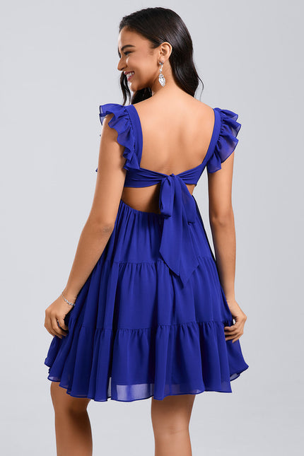 Robe Trapèze Émeraude Douce - gallery 4