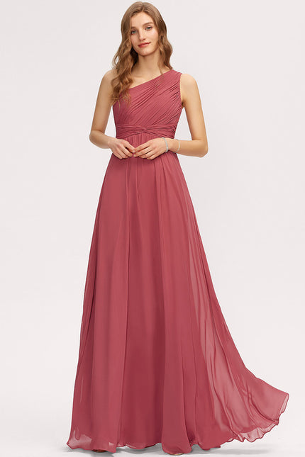 Robe Trapèze Asymétrique Beige - gallery 1