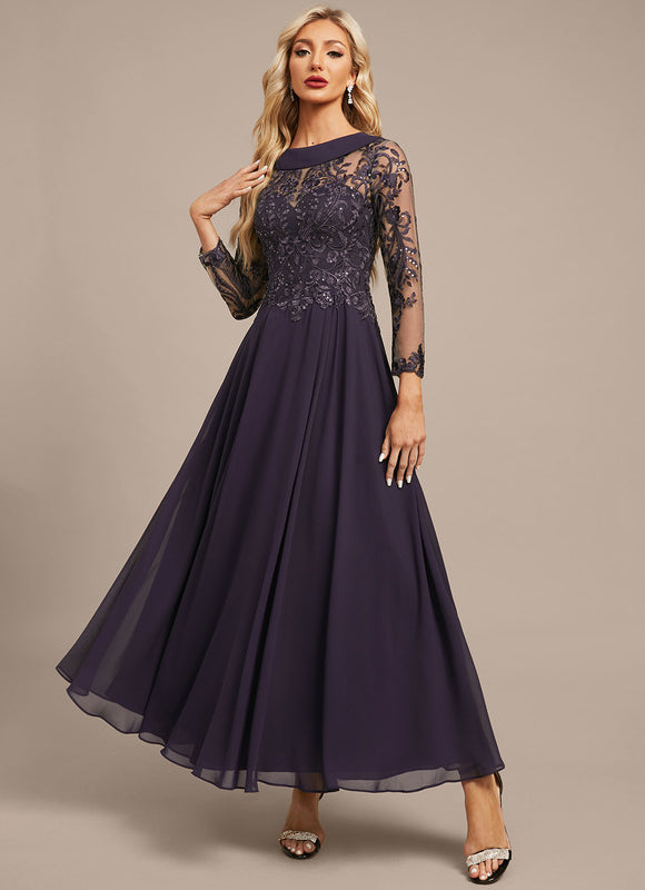 Robe Trapèze Satin Prunelle - gallery 3