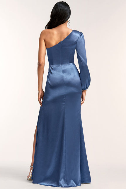 Robe Trapèze Rouge Satiné Chic - gallery 2