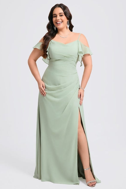 Robe Trapèze Aérienne Céleste - gallery 6