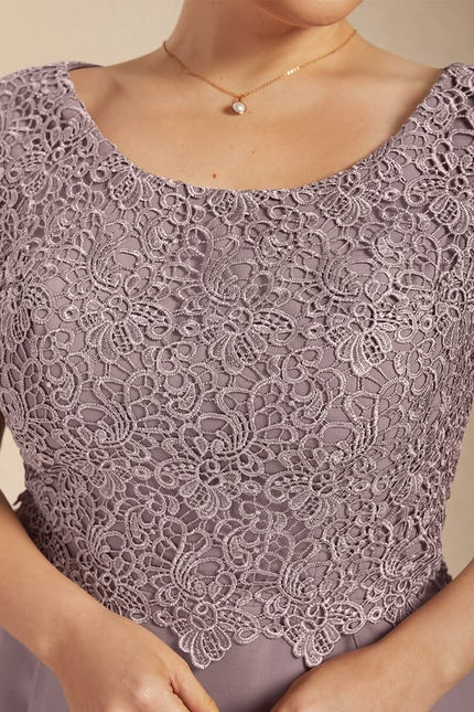 Robe Trapèze Nuance Daméthyste - gallery 7