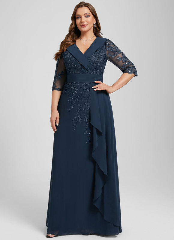 Robe Trapèze Nuit Éclatante - gallery 7