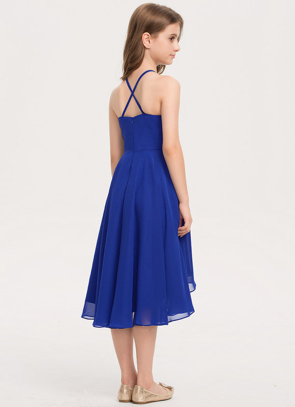 Robe Trapèze Aérienne Azur - gallery 2