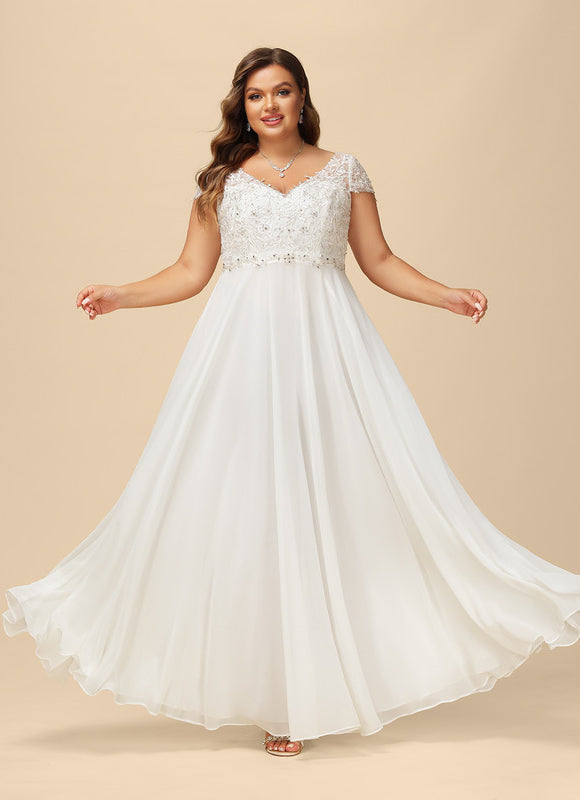 Robe Trapèze Lumière De Mousseline - gallery 7