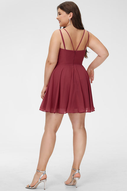 Robe Trapèze Éclats De Velvet Rose - gallery 5