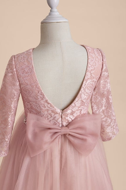 Robe Trapèze Pendule Rosée - gallery 7