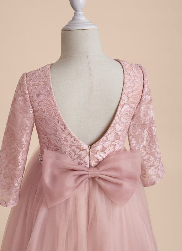 Robe Trapèze Pendule Rosée - gallery 7