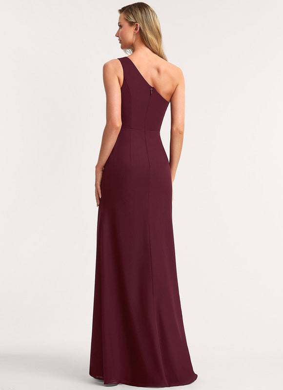 Robe Trapèze Bourgogne Élégant - gallery 3
