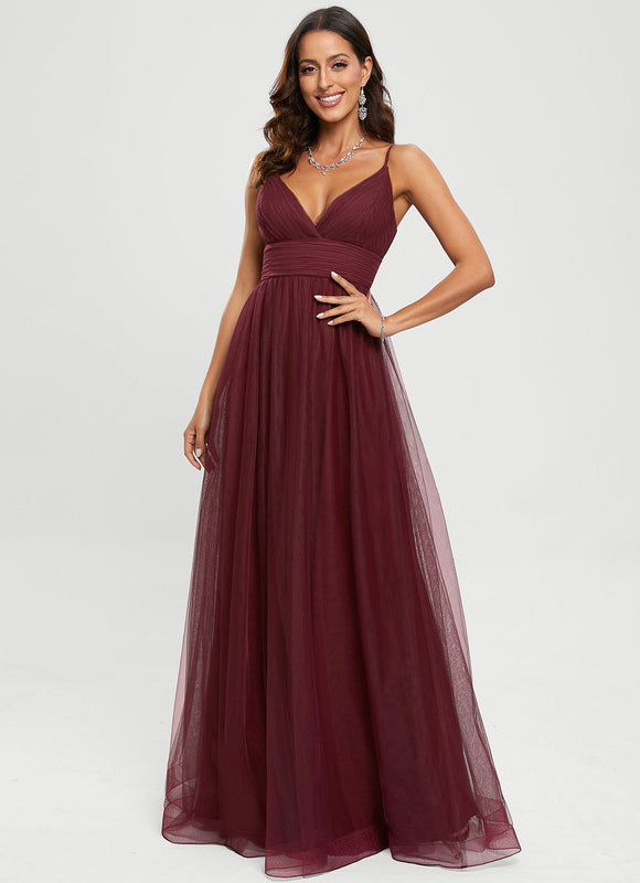 Robe Trapèze Tulle Azur Éthéré - gallery 8