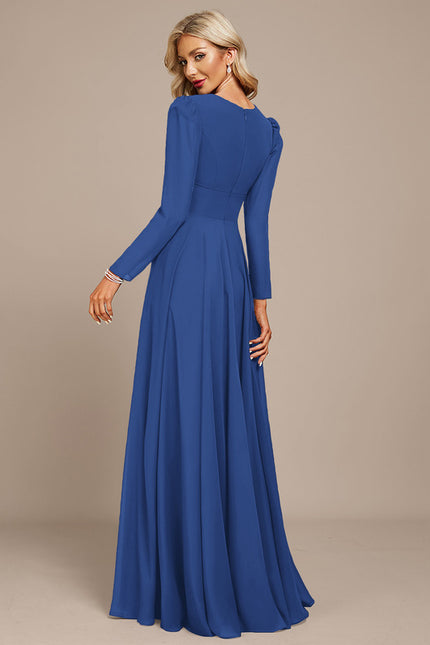 Robe Trapèze Gris Flottant - gallery 8