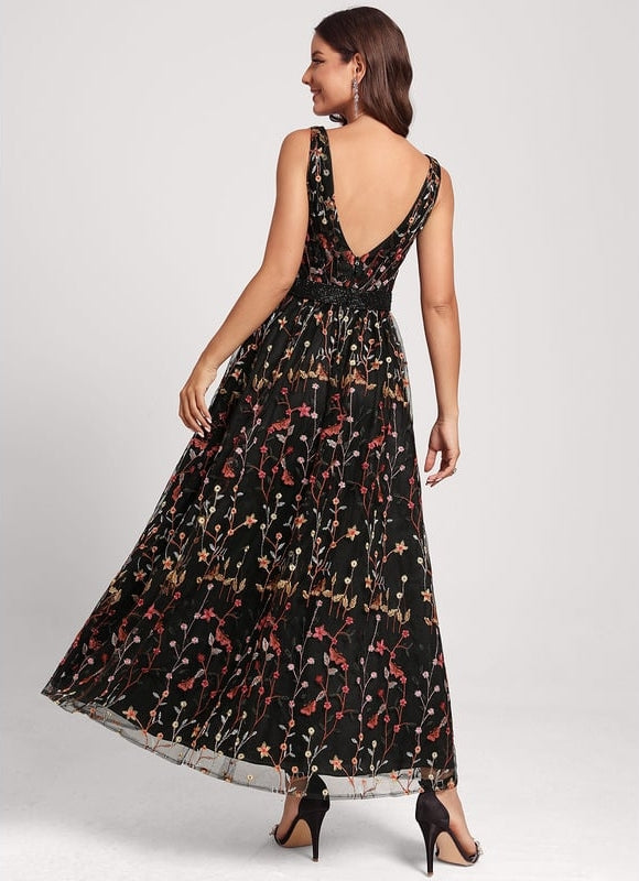 Robe Trapèze Énigme Florale - gallery 3