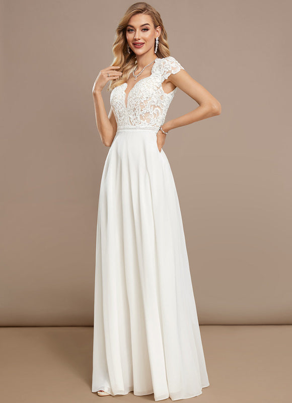 Robe Trapèze Éblouissante Aérienne - gallery 2