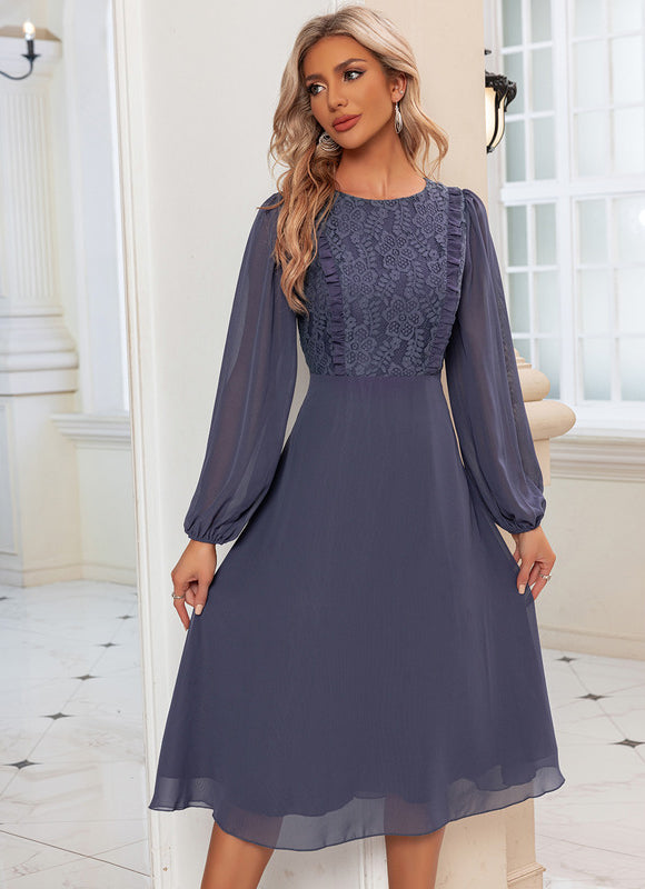 Robe Trapèze Élégance Aérienne - gallery 2