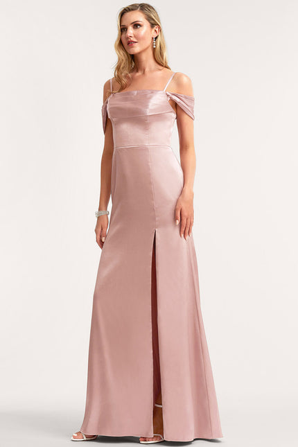 Robe Trapèze Satinée Cascade - gallery 2