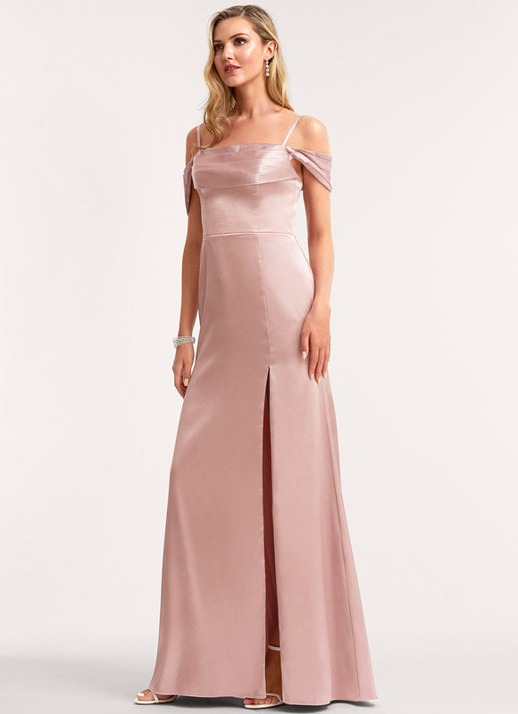 Robe Trapèze Satinée Cascade - gallery 2