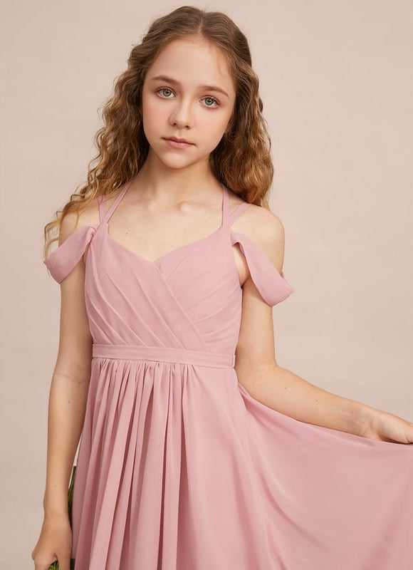 Robe Trapèze Rouge Velours Flottant - gallery 5