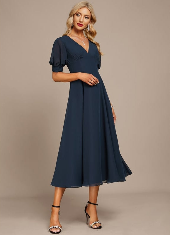 Robe Trapèze Élégance Fluidique - gallery 1
