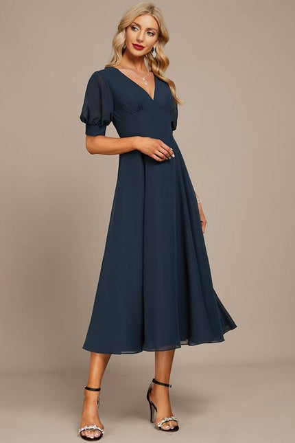 Robe Trapèze Vaporeuse Sereine - gallery 1