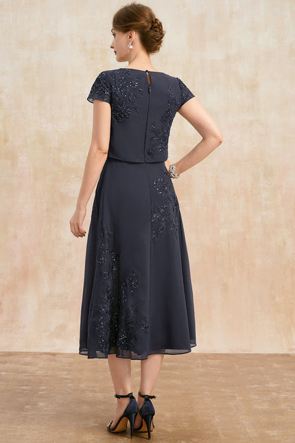 Robe Trapèze Éclat De Velours - gallery 6