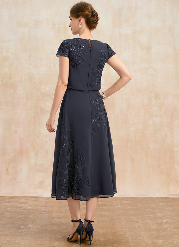 Robe Trapèze Éclat De Velours - gallery 6
